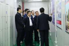 宜春市电子信息产业链招商小分队莅临石家庄谢刚文具办公用品有限公司参观调研